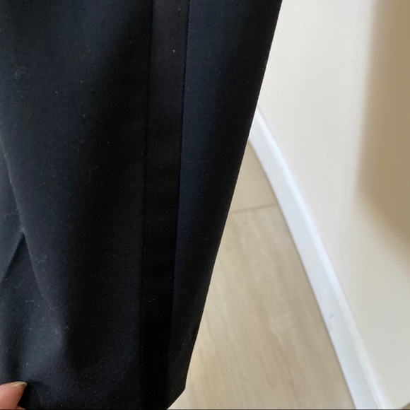 Banana Republic Tuxedo Black Wool Pants, Logan fit - Picture 3 of 14
